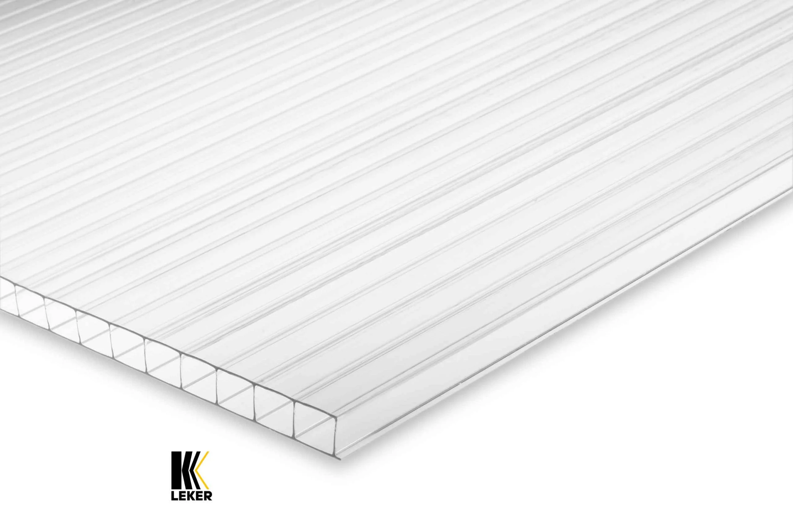 PLANCHA POLICARBONATO LEKER ALVEOLAR 2.10x4.00x6mm CLEAR — LEKER Chile