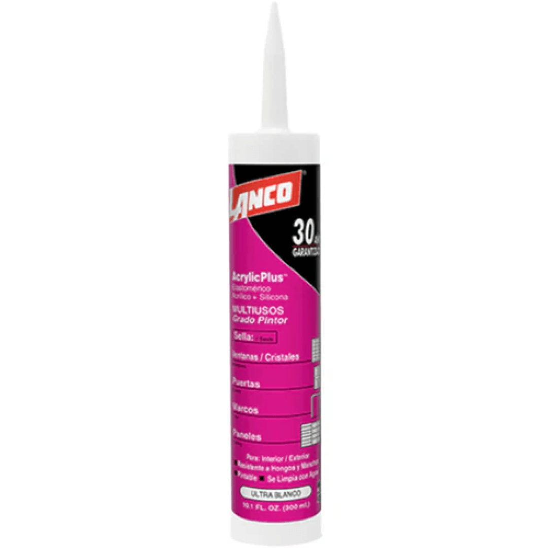 Lanco Sellador Acrilico Acrylic Plus (Blanco 300ML) — LEKER Chile