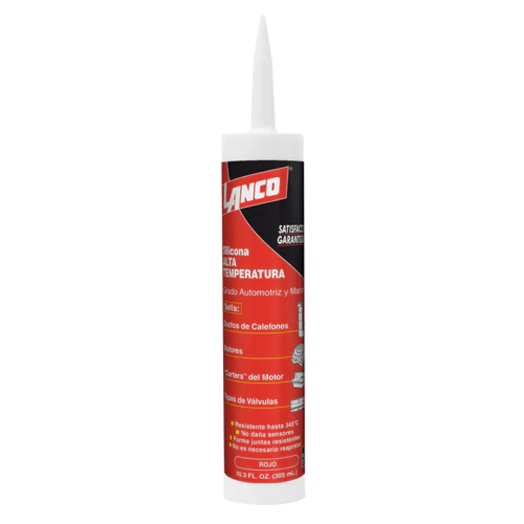 Lanco Silicona de Alta Temperatura (Rojo) — LEKER Chile