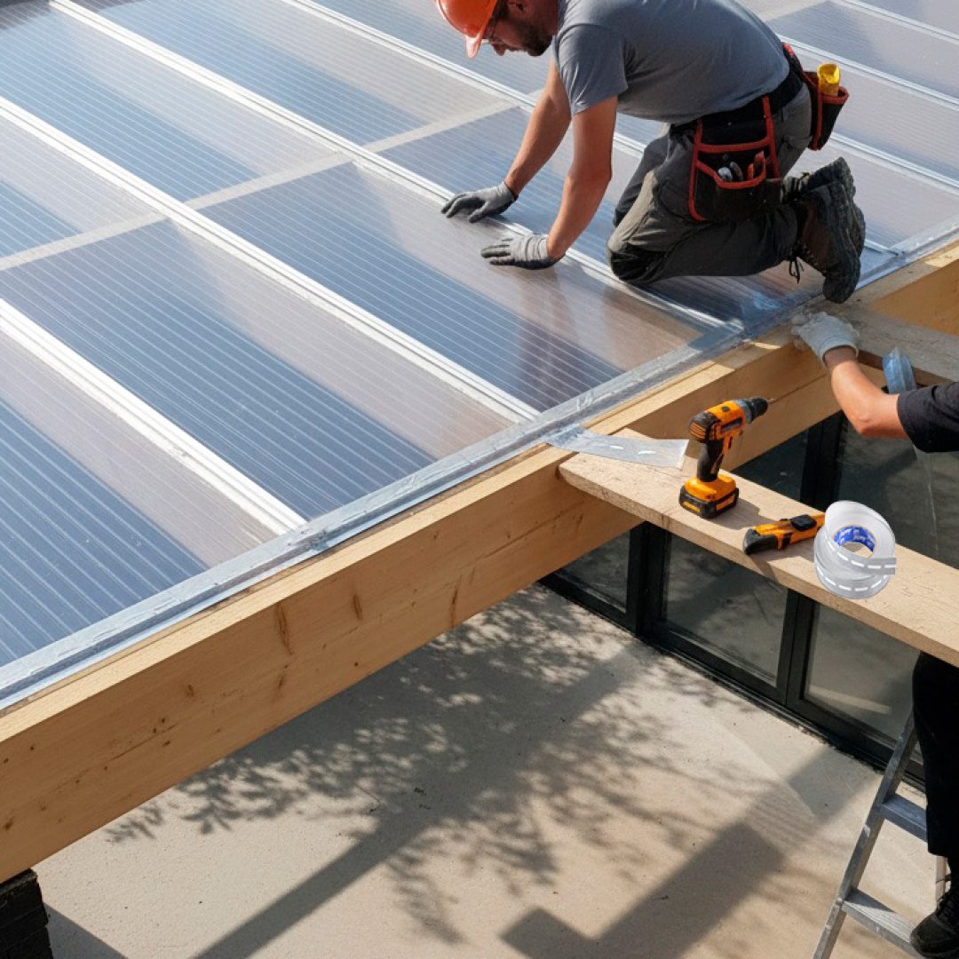 KIT ACCESORIOS PARA INSTACION DE 2 PLANCHAS ALVEOLARES DE 1.05X2.90MTS METAL — vista 3 — LEKER Chile